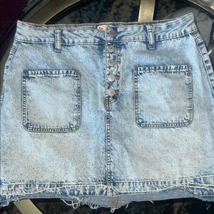 Stylish Blue Denim Skirt